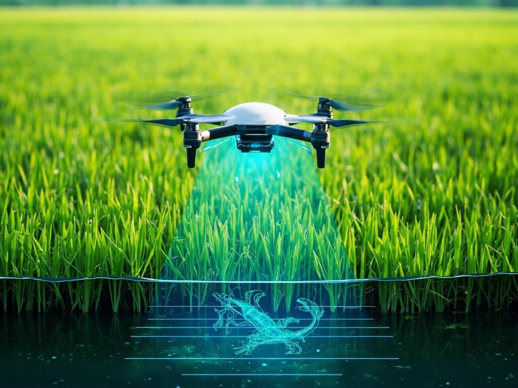 沈阳沈北新区以低空技术赋能稻虾种养数字化