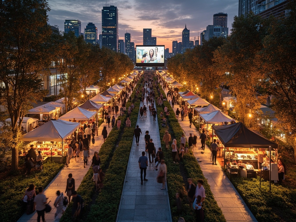 北京朝阳劲松街道举办交友市集并发布漫游地图培育多元消费场景