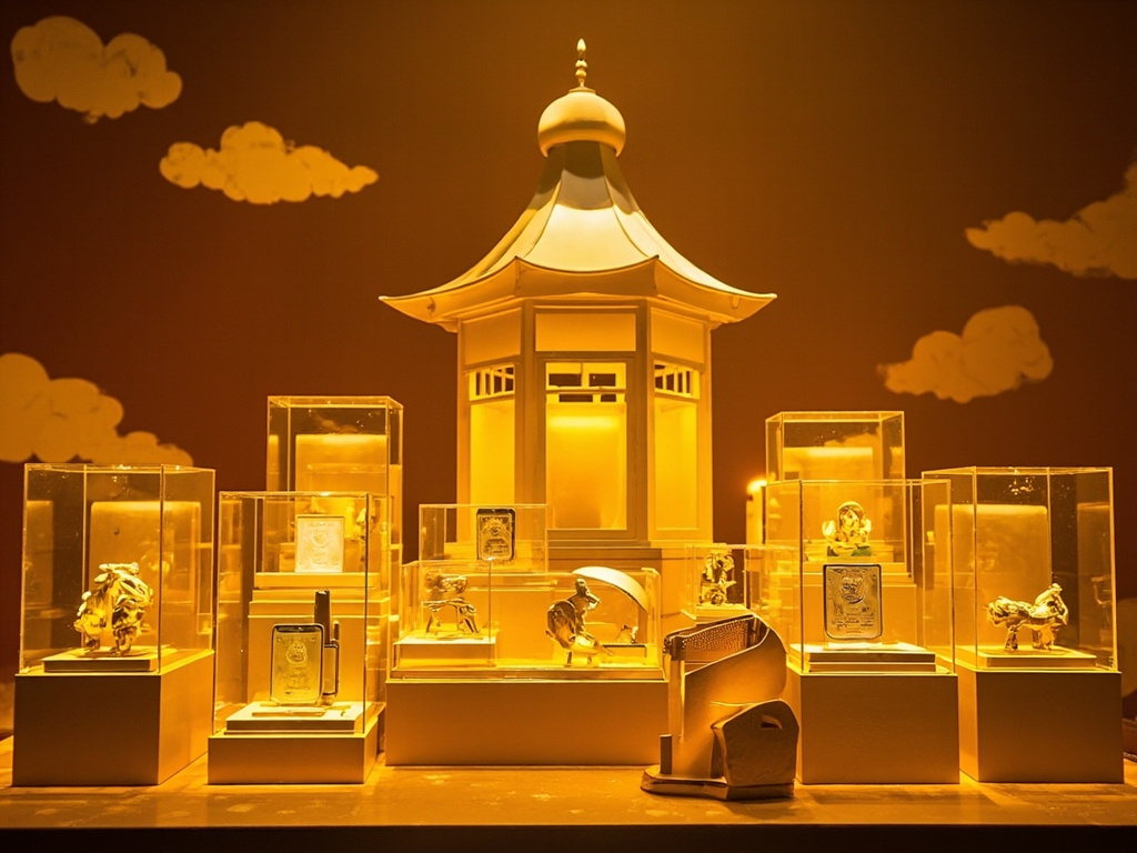 中国黄金亮相珠宝展，推羊年贺岁新品及生肖金条套装